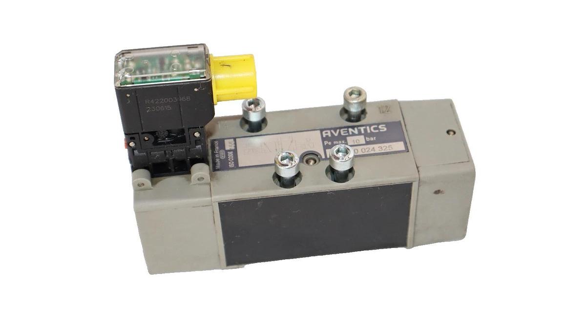 Aventics 0820024325 , 0820 024 325 10 Bar Pneumatic Solenoid Valve (New)