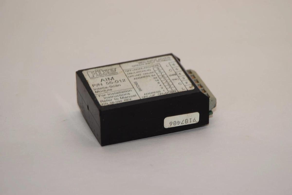 Used FIKE 55-012 Red & Green LED Addressable Input Module Intella-Scan Module