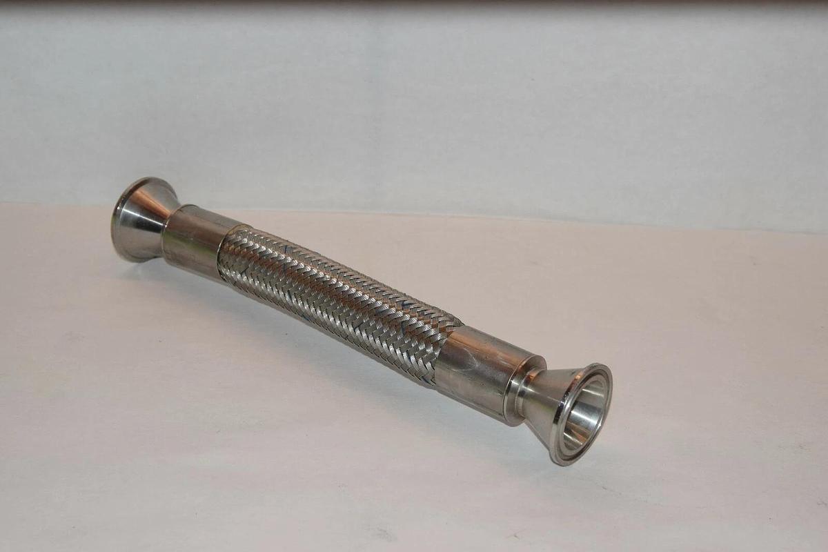 Used ISD MBC-16-SS 2D843 3/4" 12" SS Stainless steel BRAIDED Strain Flex HOSE