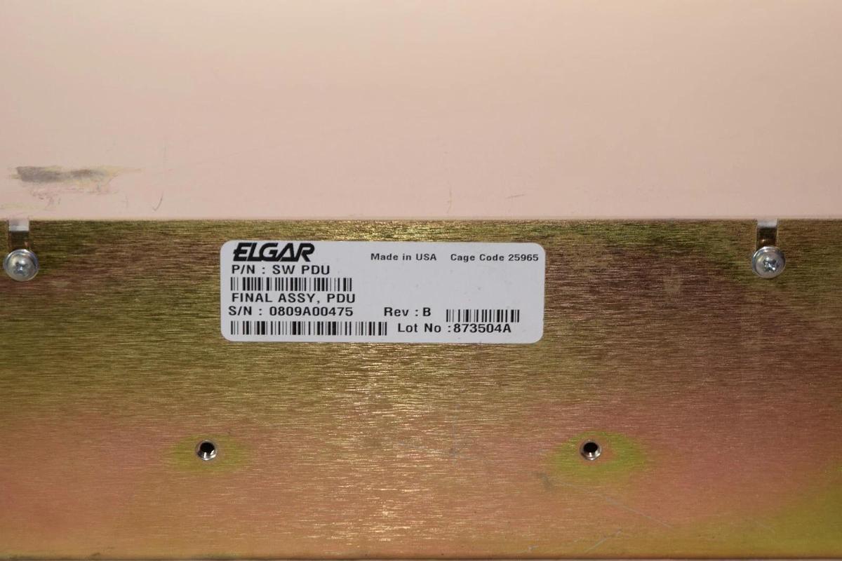 Used Elgar Xantrex Programmable Power Supply SW PDU SWPDU Rev B