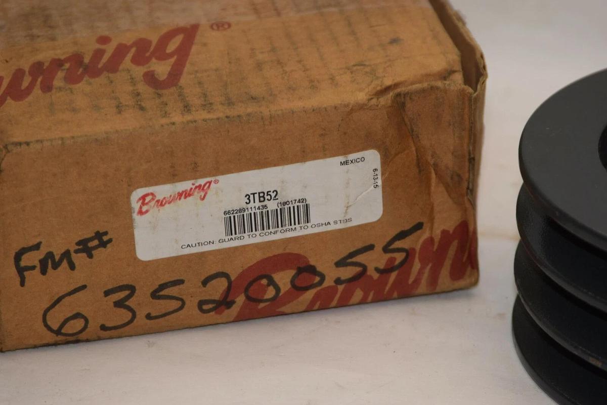 BROWNING 3TB52 3 Groove Fixed Pitched Sheave / Pulley