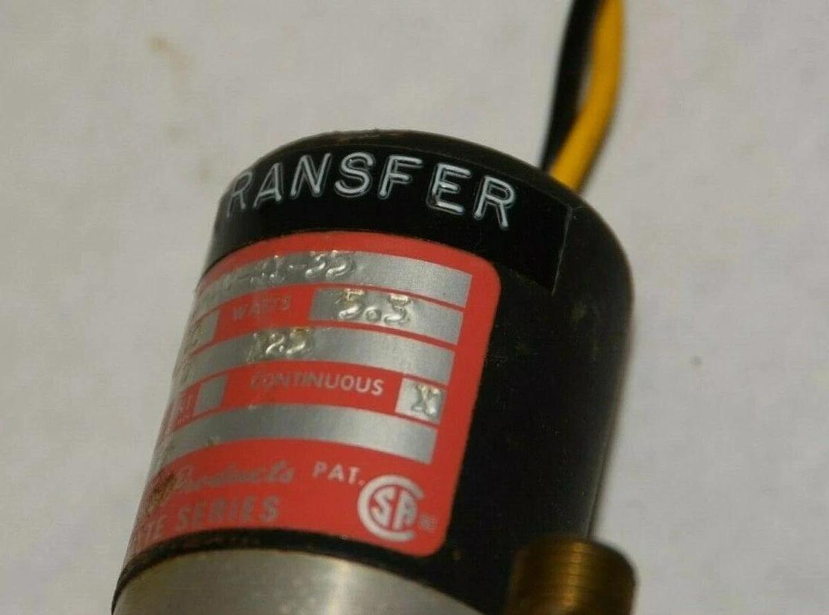 Used HUMPHREY 062E1-3-10-21-35 115V 60Hz 5.3W Vacuum Air Solenoid Valve