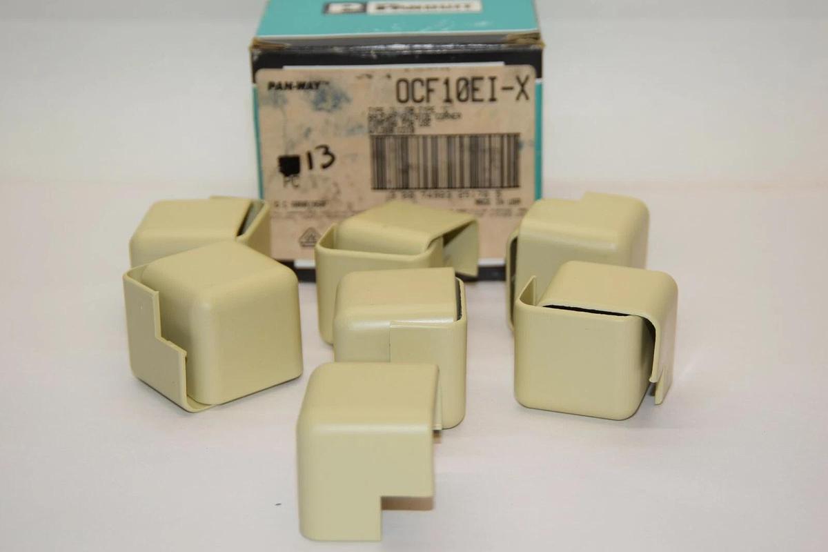 (NEW - Box of 13) PANDUIT OCF10EI-X L or C Raceway Outside Corner Fitting USA