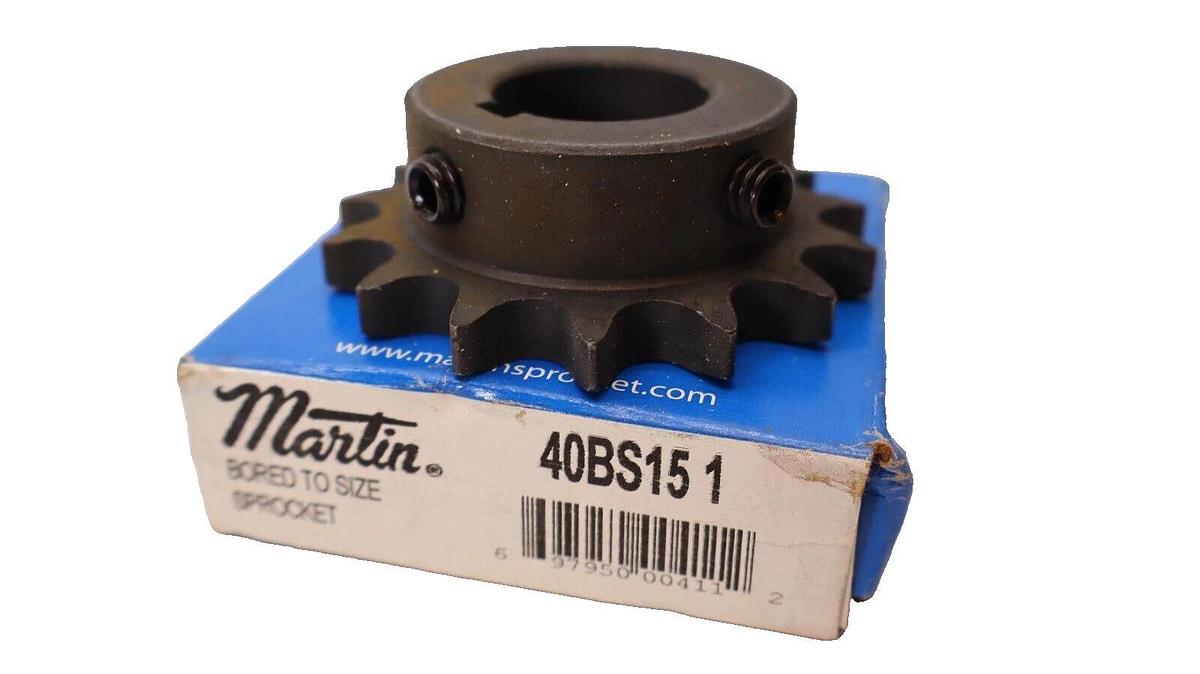 (NEW) MARTIN 40BS15 1" Bore Sprocket