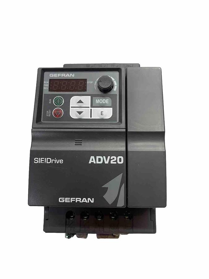 Used Gefran SIEIDrive ADV20-2037-KXX-4F Inverter Drive 3ph 380-480V 6.8kva 5hp