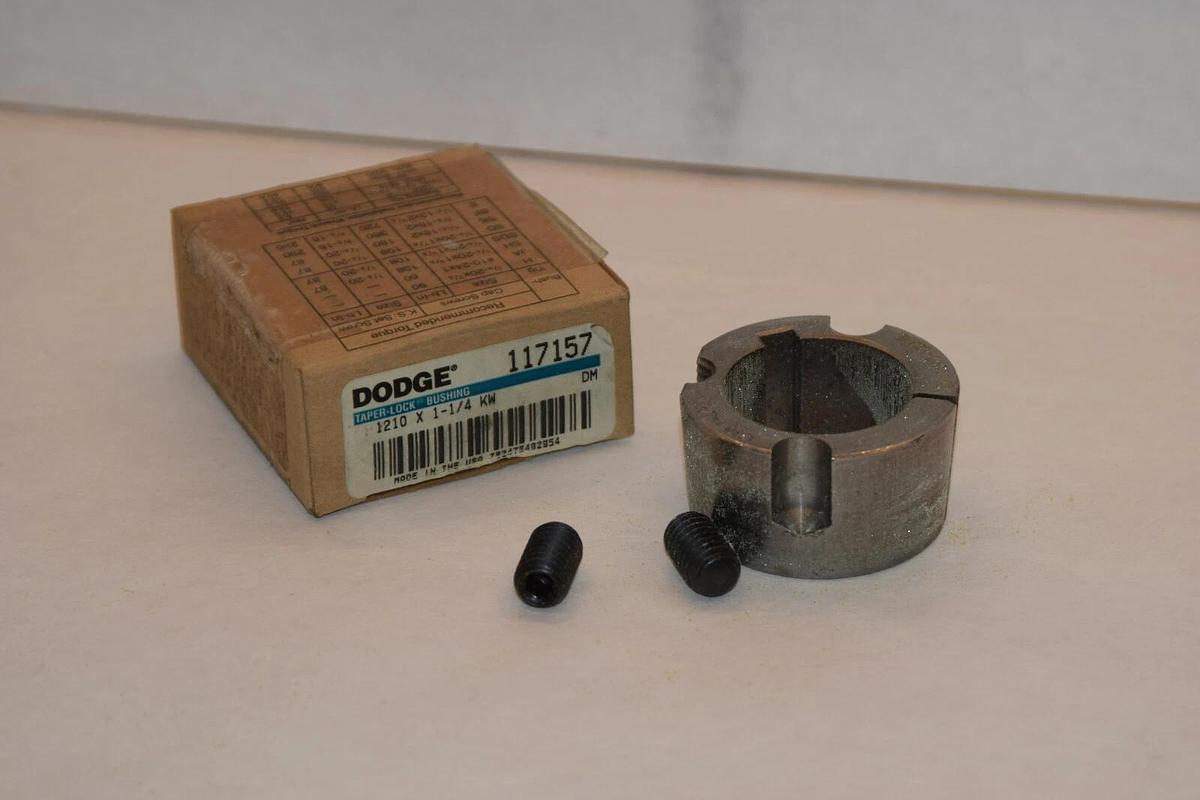 NEW (LOT OF 3) DODGE 117157 1210 x 1-1/4 KW 1-1/4" TAPER LOCK BUSHING