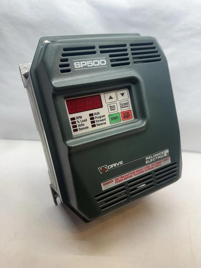 Refurbished Reliance Electric  1SU41001 SP500 VS Drive  1HP, 380 460VAC, 2.1A, 0-240HZ, 3ph