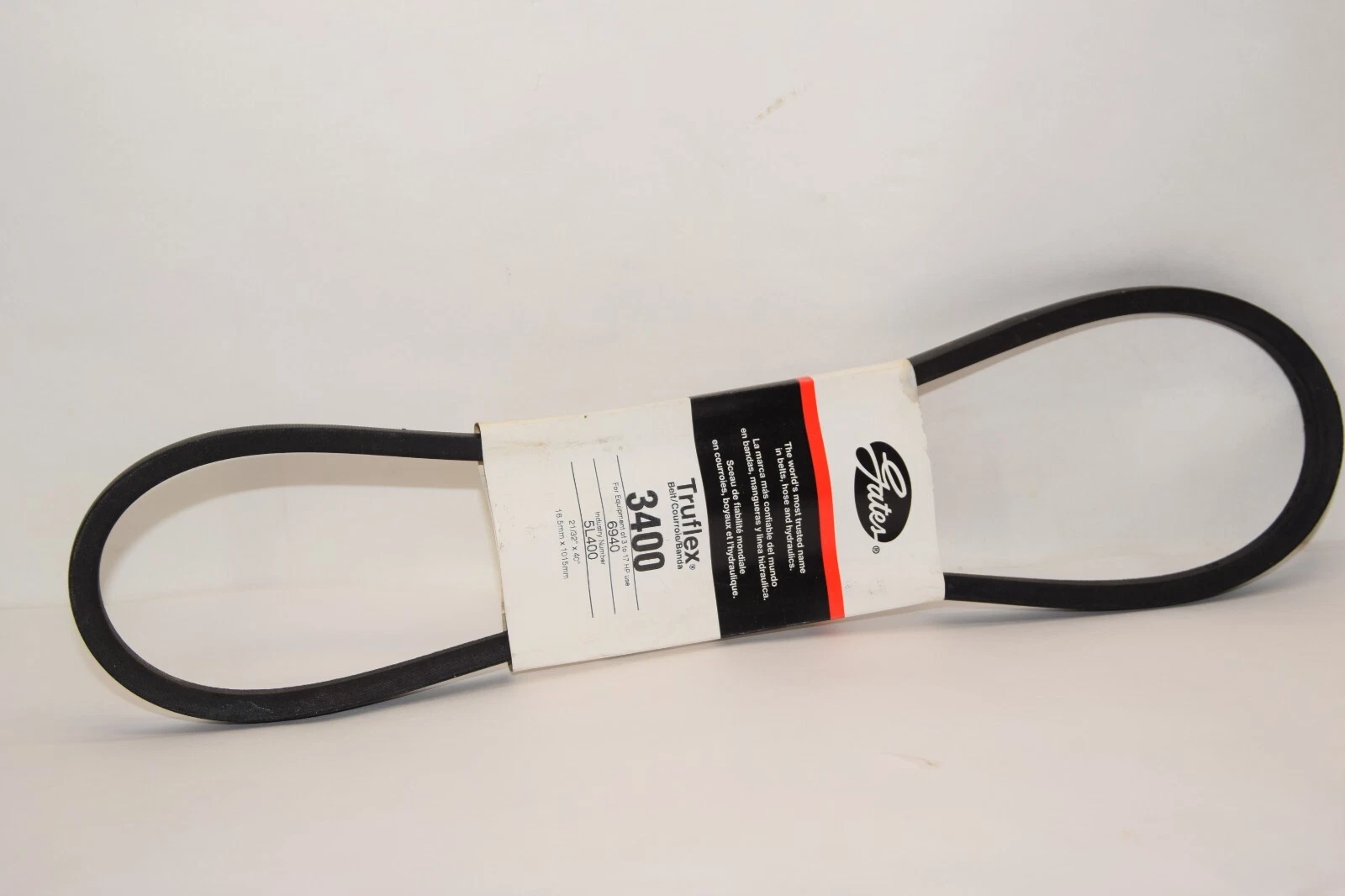 (NEW) GATES 3400 5L400 21/32" x 40" Truflex V-Belt