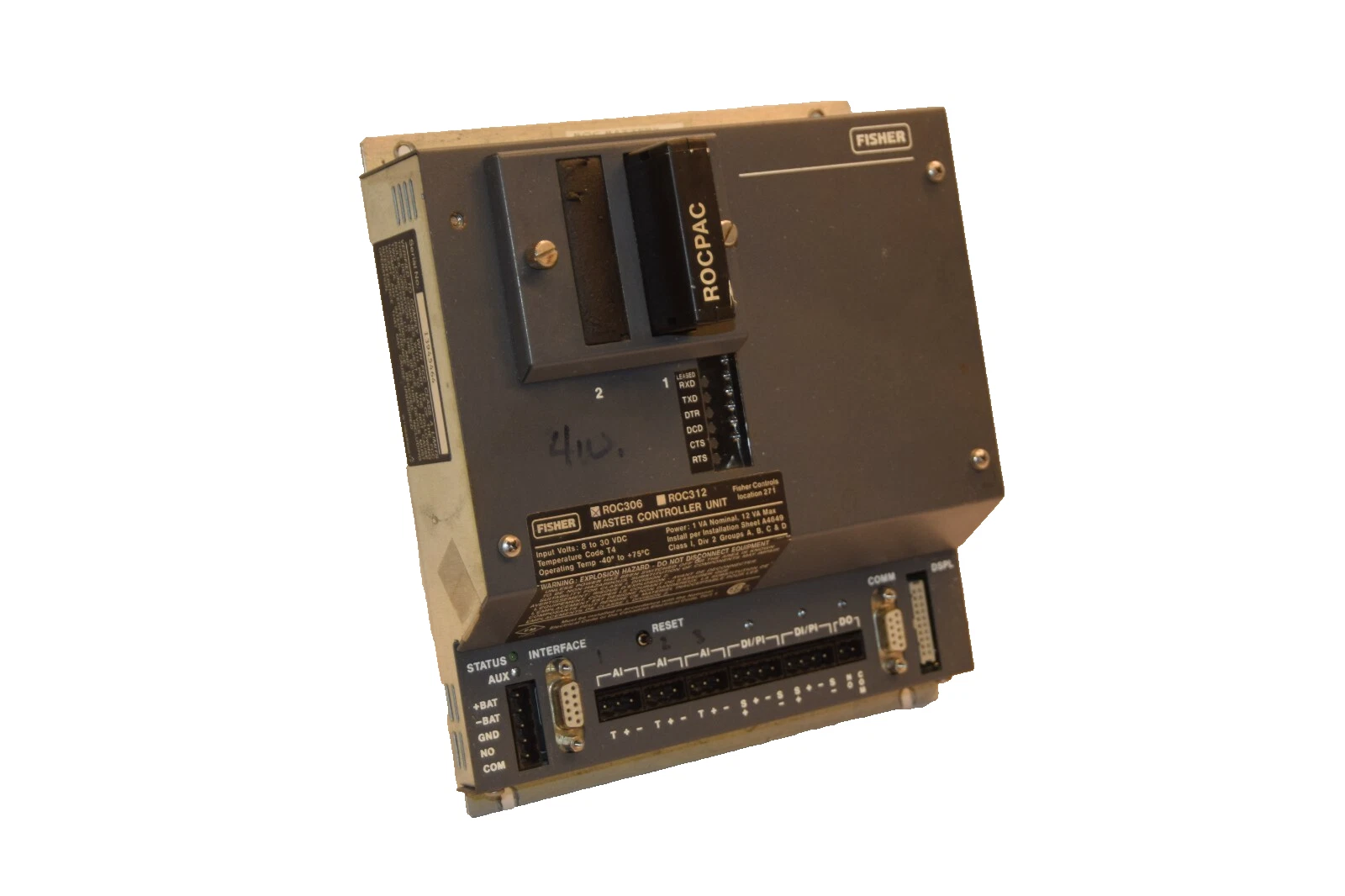 Used FISHER DCS ROC306 ROC 306 ROC-306 Master Controller Unit W20151X0022