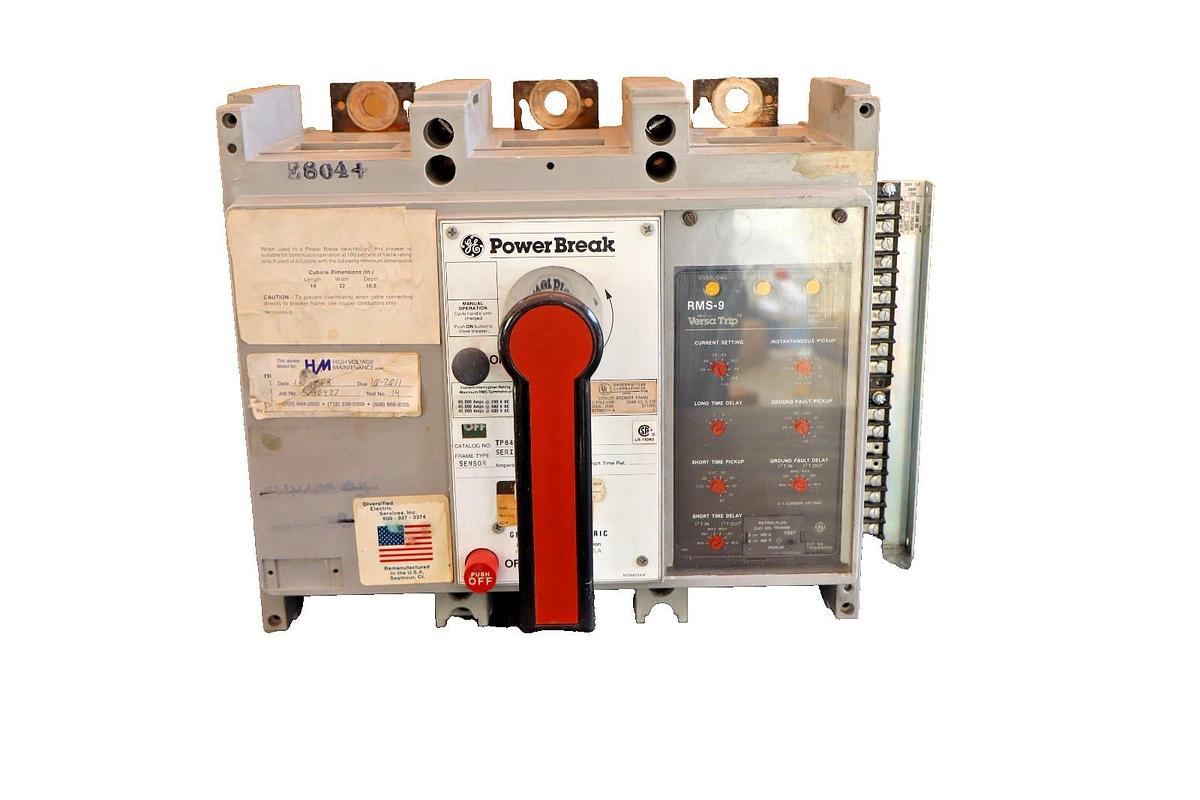 Refurbished GE General Electric Circuit Breaker Power Break 400A Amp TP84SSZ TR4S400