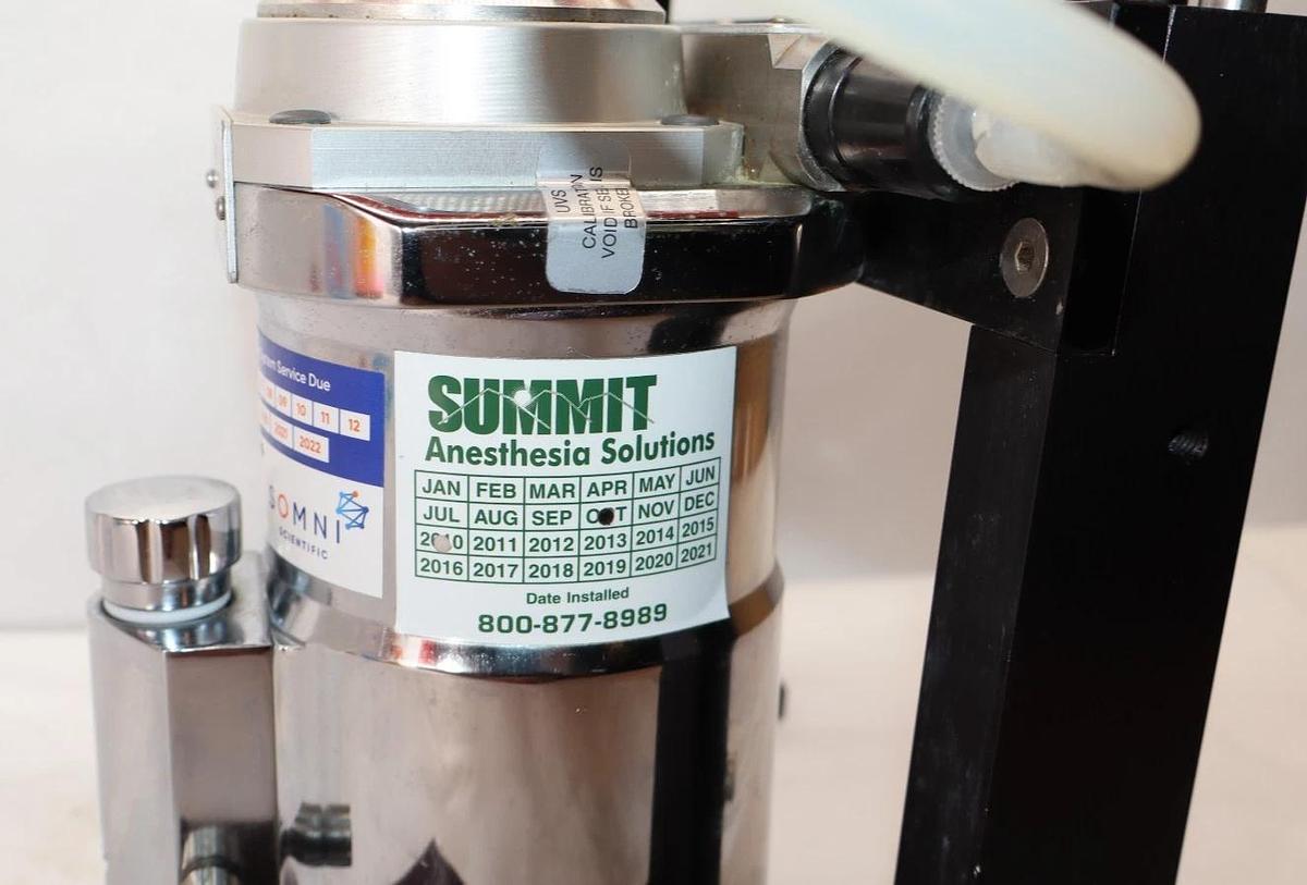 Used Summit Anesthesia Solutions System Vet Veterinary Use