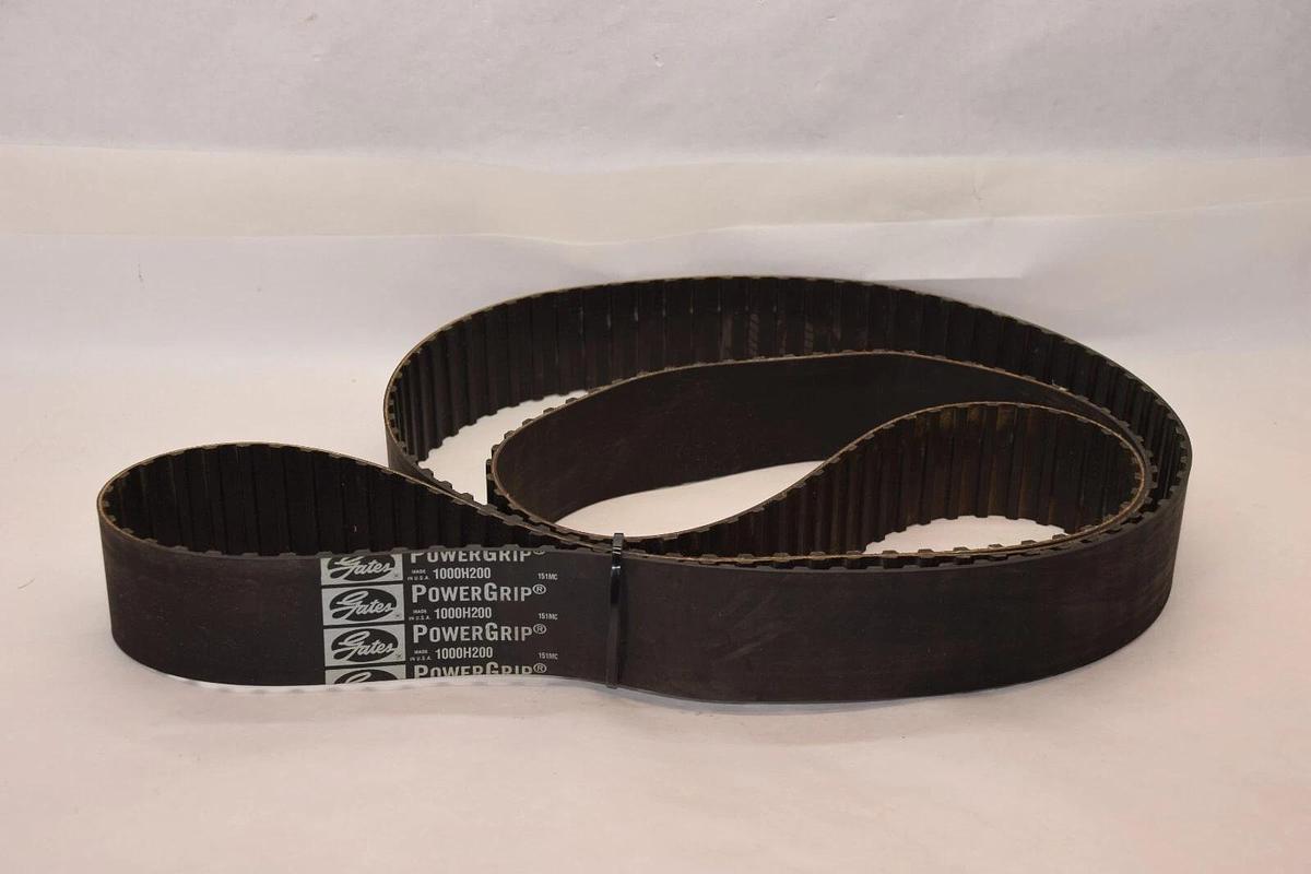 (NEW) GATES 1000H200 PowerGrip Cogged Timing Belt