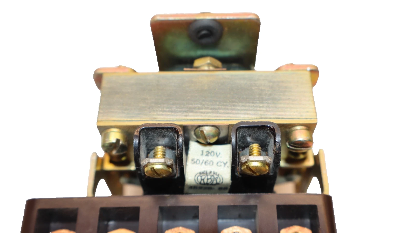 RBM Controls Relay Armature 30Amp 120V coil 109027 5945-393-6648 109027-185 NEW