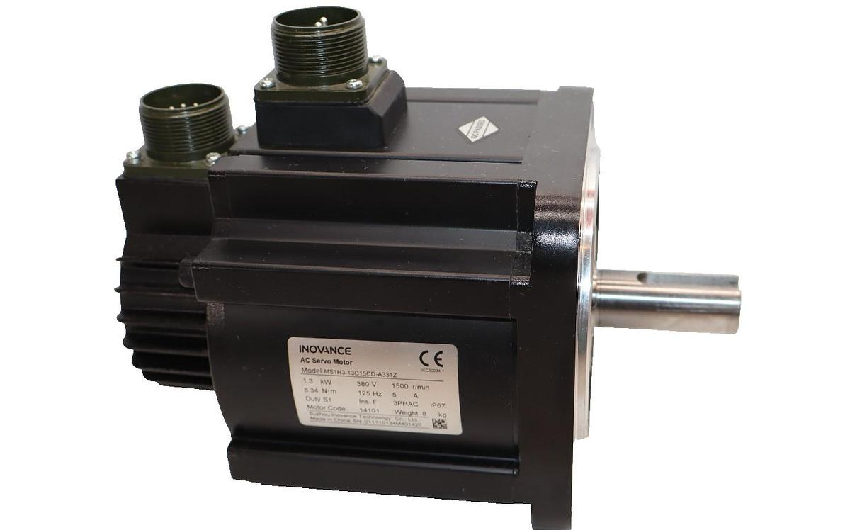 INOVANCE MS1H3-13C15CD-A331Z 1.3kW 1500r/min 380V AC Servo Motor *NEW, takeout
