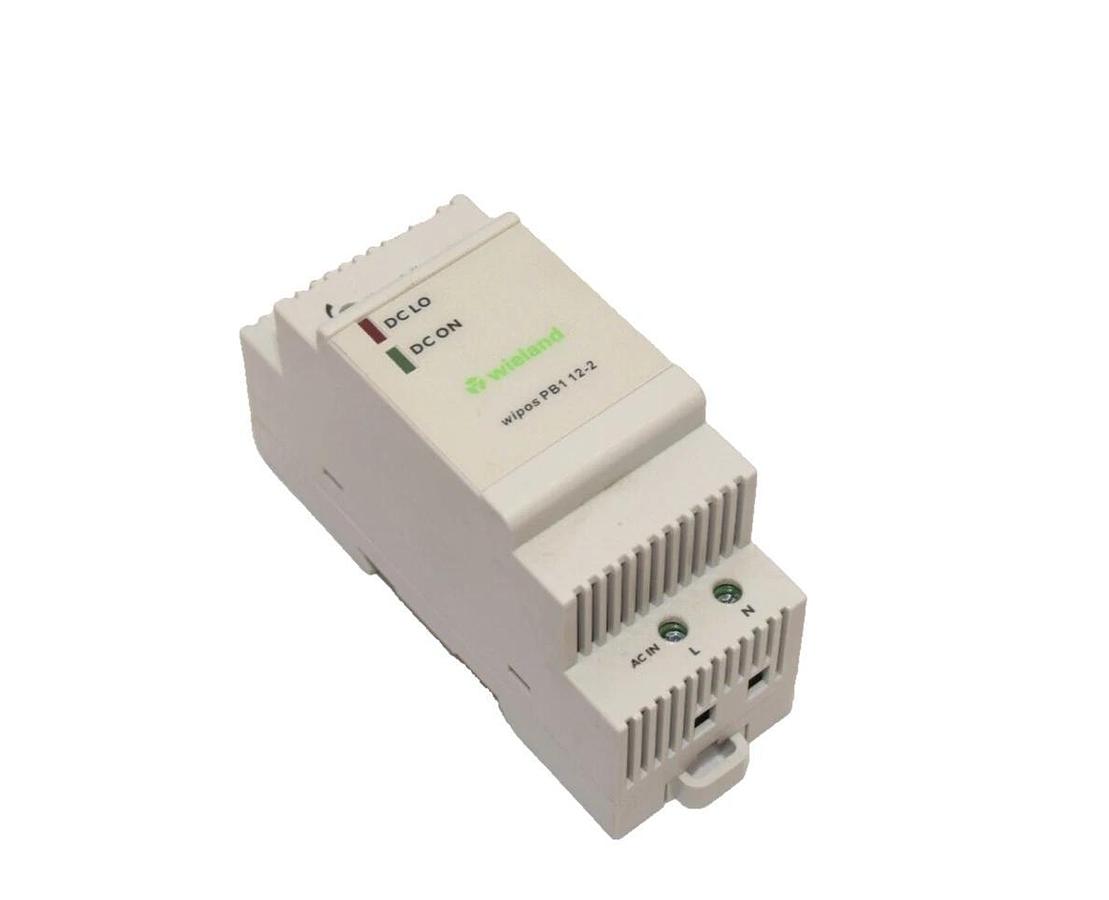 Used WIELAND PB1 12-2 , 100-240Vac 47-63Hz 0.6A Switching Power Supply