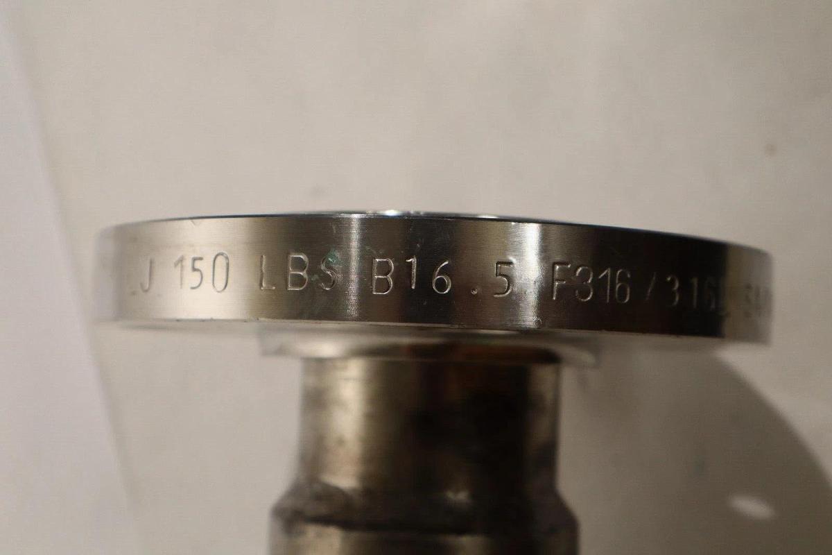 2" x 36" Braided SS Stainless Flexible Hose w/ Flange F316/316L SA/A182 NEW