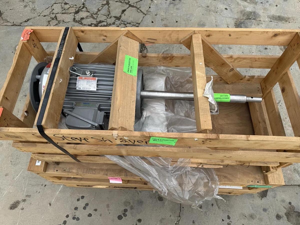 Aqua-Aerobic ENDURA TECO Motor AEUH8R 40hp 7.5kW 3ph 4p 230/460v TEFC (NEW)