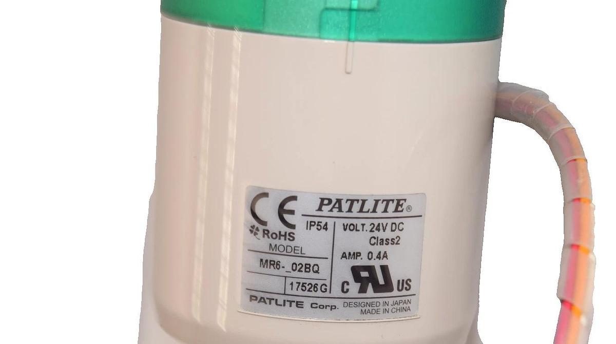 Used Patlite MR6-_02BQ 24Vdc Stacklight