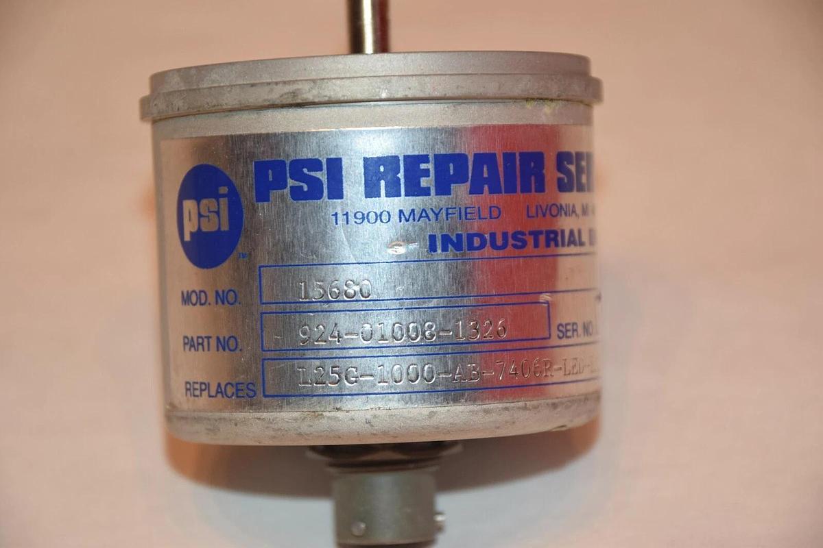Used PSI 924-01008-136 15680 INDUSTRIAL ENCODER