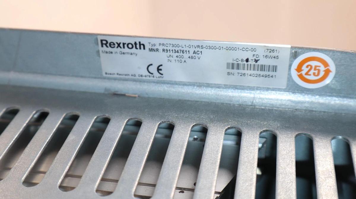 Used Rexroth PRC7300 Welding Controller PRC7300-L1-01VRS-0300-01-00001CC00 R911347611