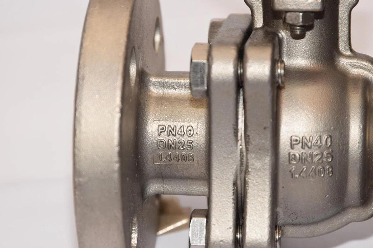 (NEW) RIK Klinger PN40 DN25 YK3AG 1.4408 1" SS Stainless Ball Valve