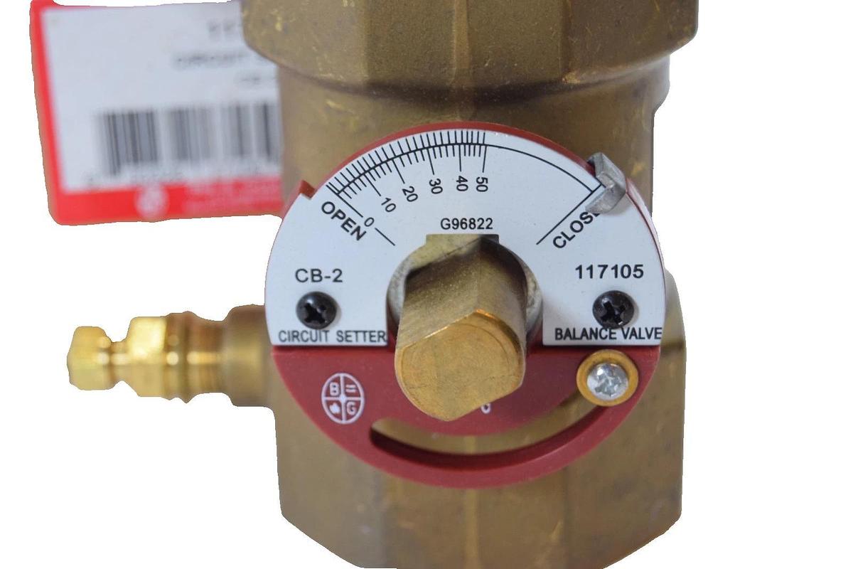 Bell & Gossett 2" Circuit Setter Balance Valve CB-2 CB2 117105  (New)