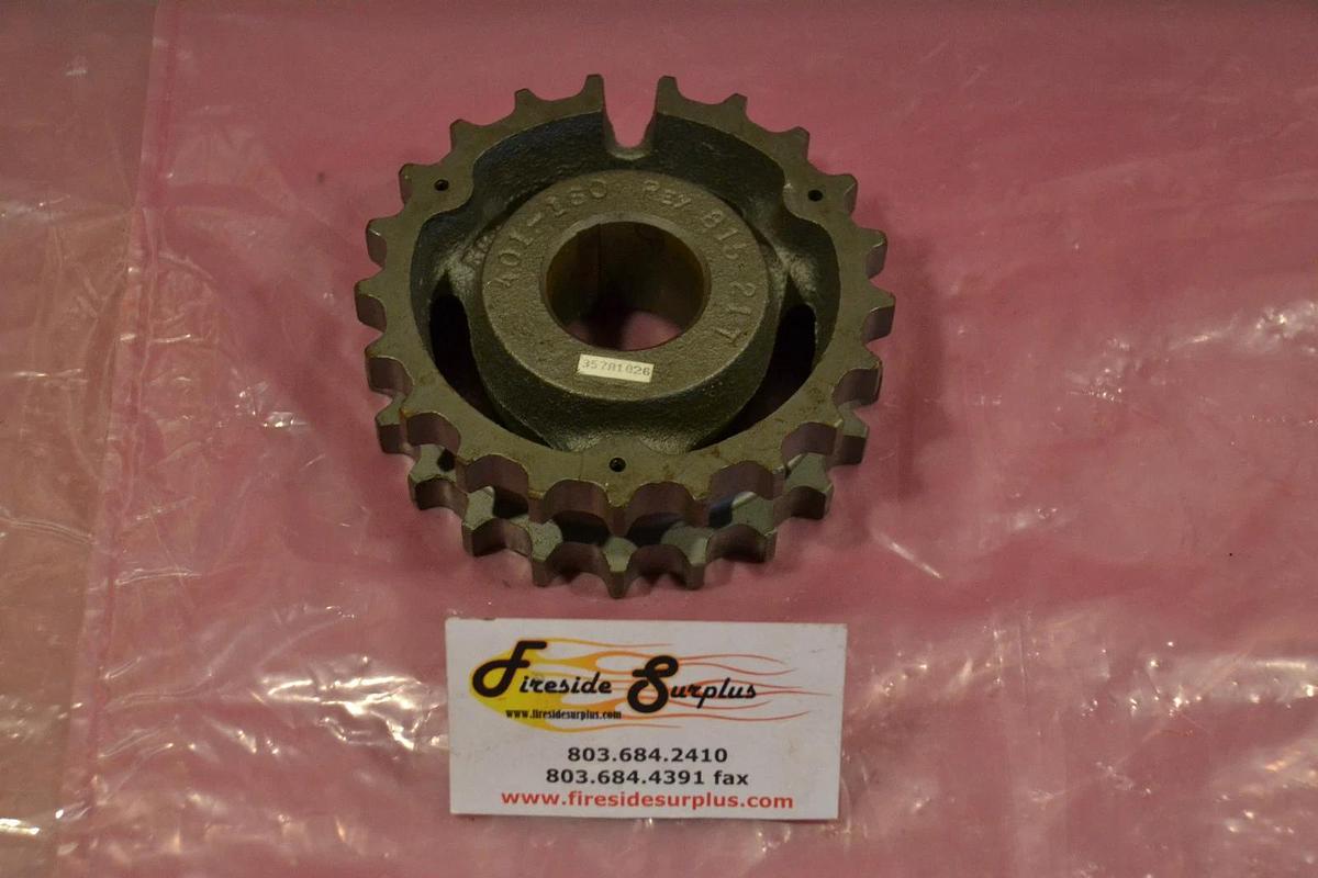 REX SINGLE GROOVE SPROCKET 815-21T 815 21T 81521T BORE 1 1/2"  NEW
