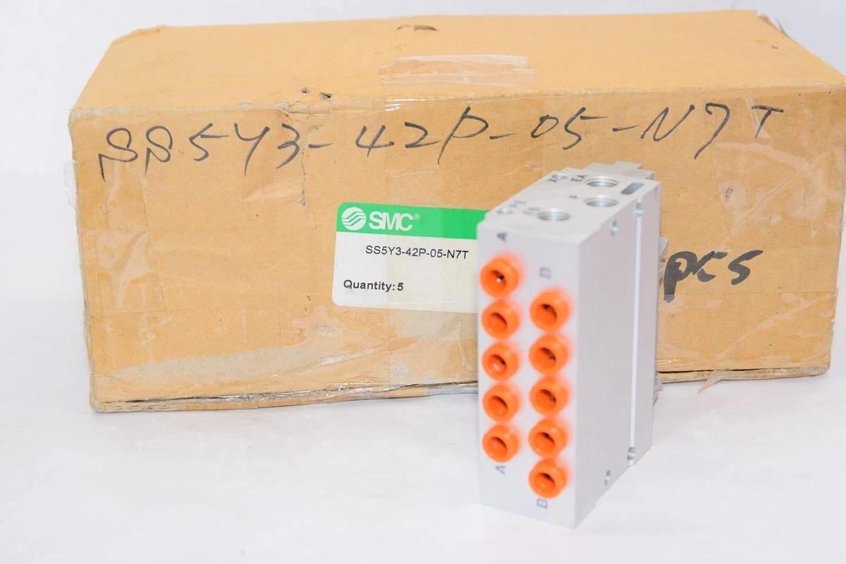 SMC SS5Y3-42P-05-N7T SS5Y342PN7T Manifold Assembly (NEW no box)