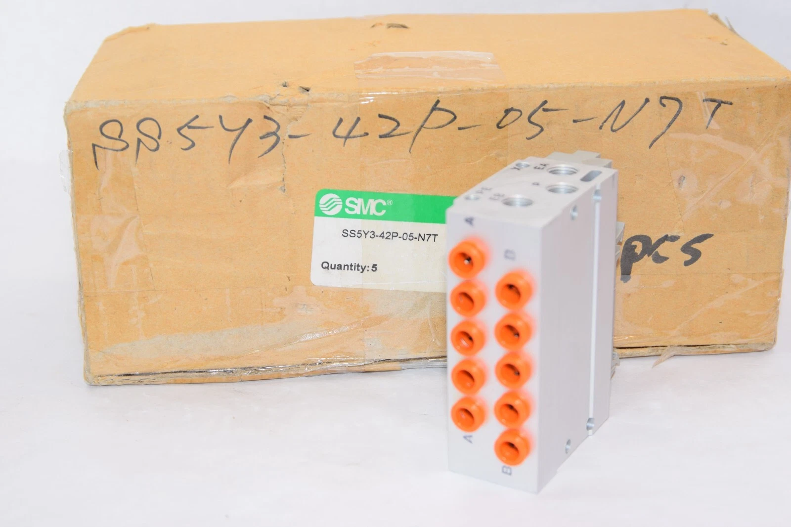 SMC SS5Y3-42P-05-N7T SS5Y342PN7T Manifold Assembly (NEW no box)