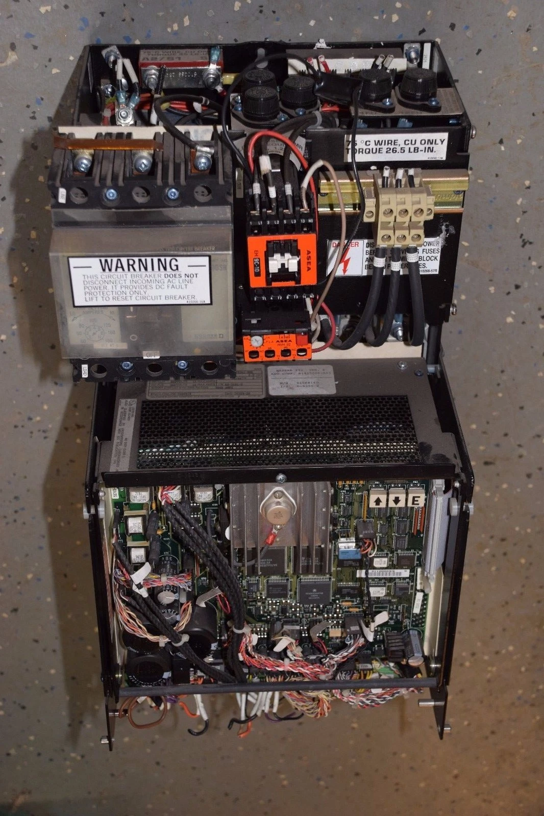 Used Reliance Electric Maxpak III 7.5hp Drive 7P8161-MOD 910K8160 460v 3p 0-58703-61A