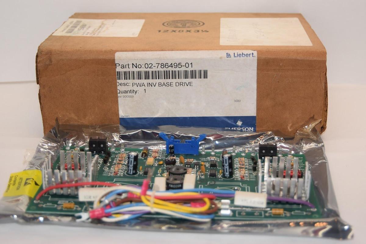 (NEW) EMERSON / LIEBERT 02-786495-01 Inverter Base Drive Board