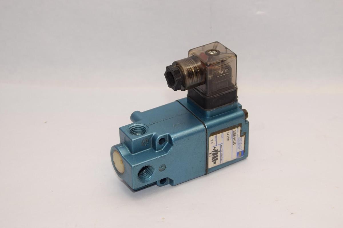 (NEW) MAC VALVES 225B-611JC 225B611JC 24Vdc 8.5w Solenoid Valve