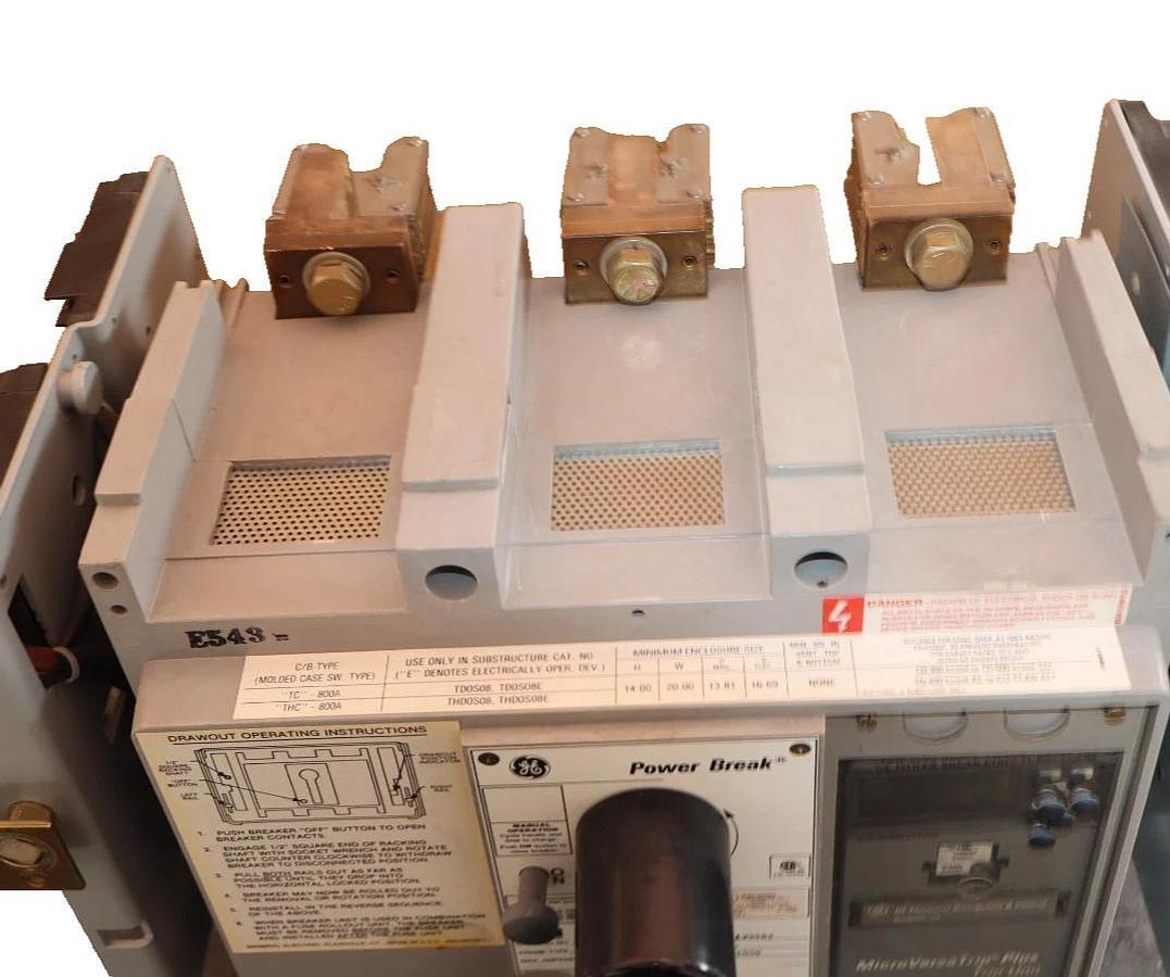 Refurbished GE General Electric Breaker Power Break 800A Amp TC88TTHR TR8B800 GF