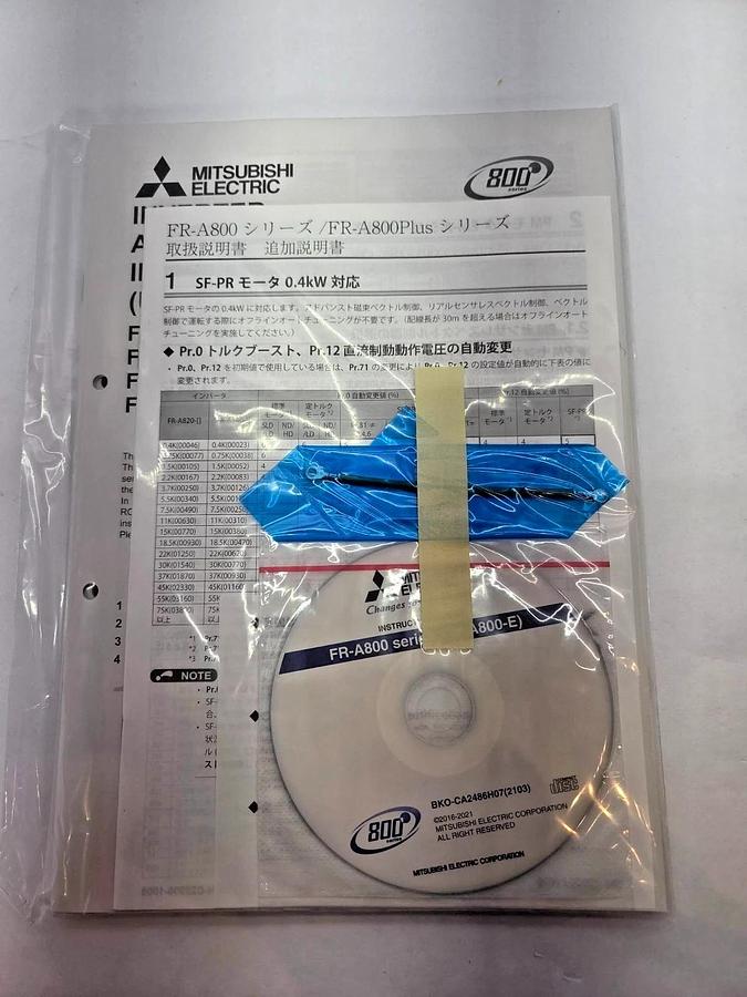 Mitsubishi Inverter A800-E FR-A840-00250-E1-N6 FRA84000250E1N6 3ph 380-500v *NIB