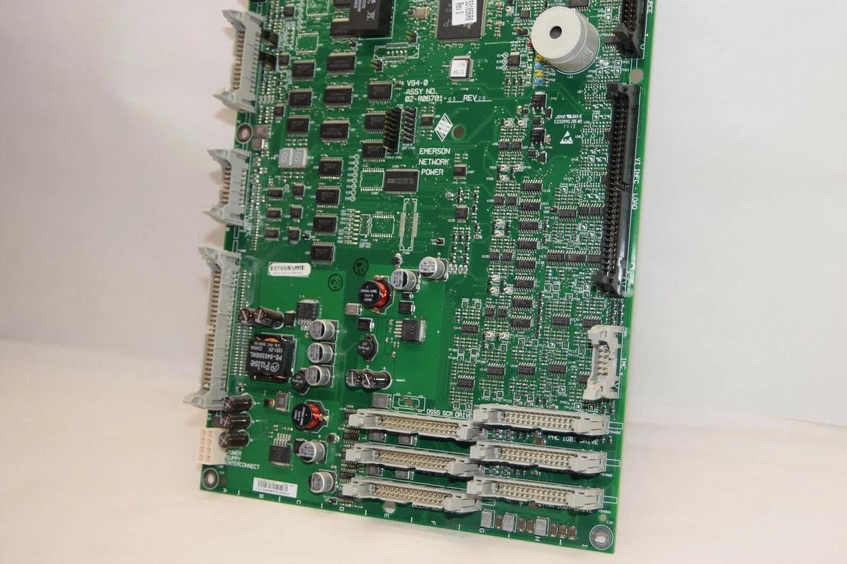 Used EMERSON / LIEBERT 02-806701-01 Rev 29 Network Power Control Board