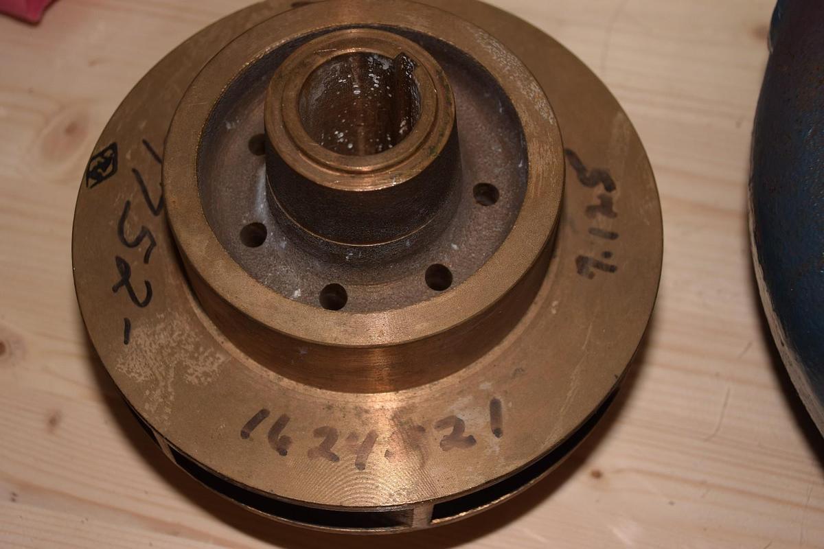 Goulds Industrial Brass Bronze Pump Impeller 1752 1624521 7.125  88680957-3