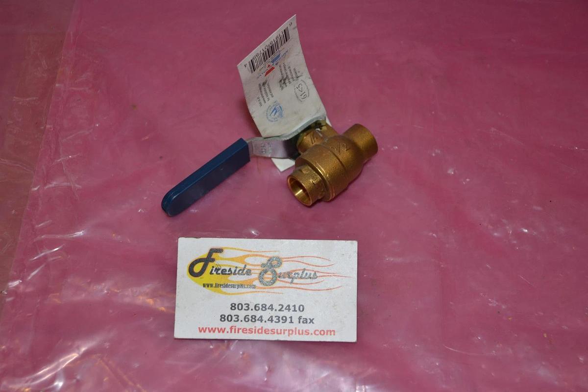 LOT OF 2 AMERICAN VALVE M100S BALL VALVE 1/2" 1/2 " NEW