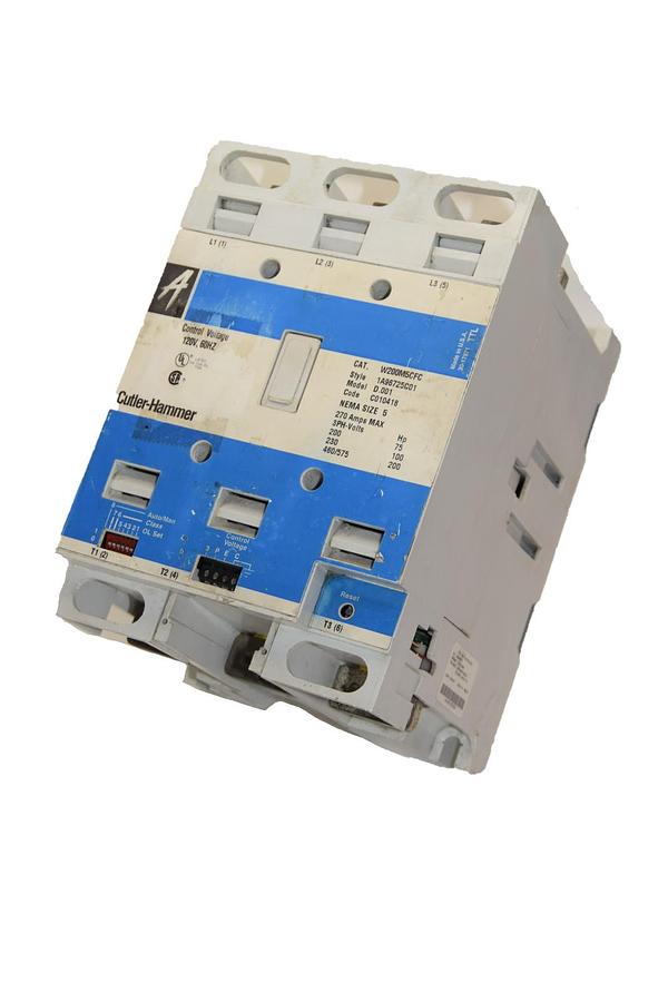 Refurbished Cutler-Hammer Westinghouse W200M5CFC Size 5 Motor Starter  1A96725C01