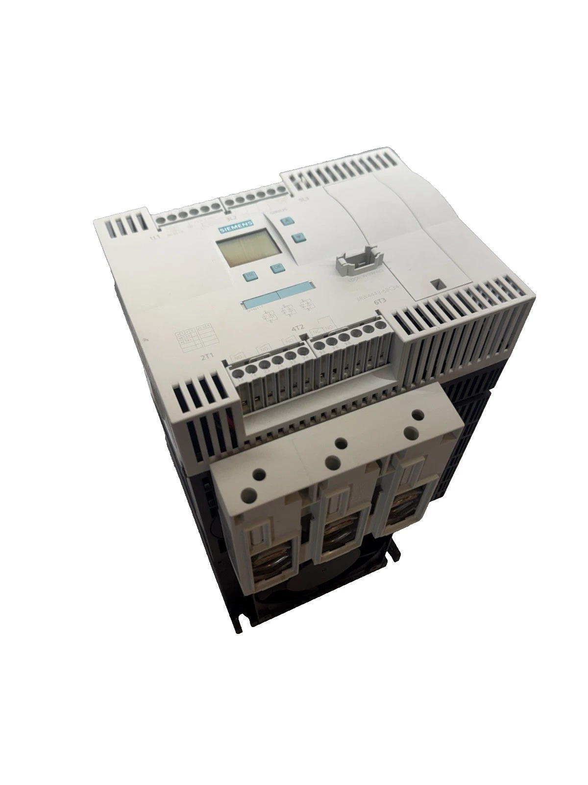 Used Siemens AC Semiconductor Motor Starter 3RW4443-6BC34 SIRIUS 115vac