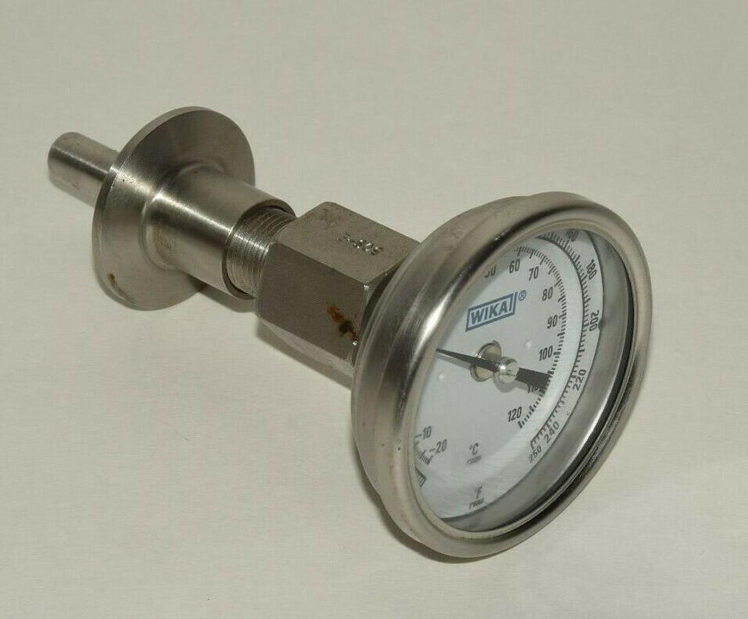 Used WIKA MBM-T5 0-240°F -20-120°C 3" Face Temperature Gauge