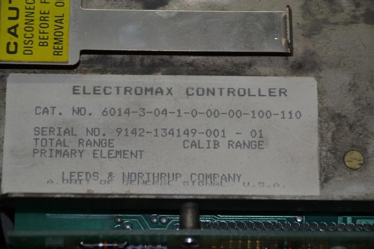 Used LEEDS & NORTHRUP 6014-3-04-1-0-00-00-100-110 6014304100000100  Electromax