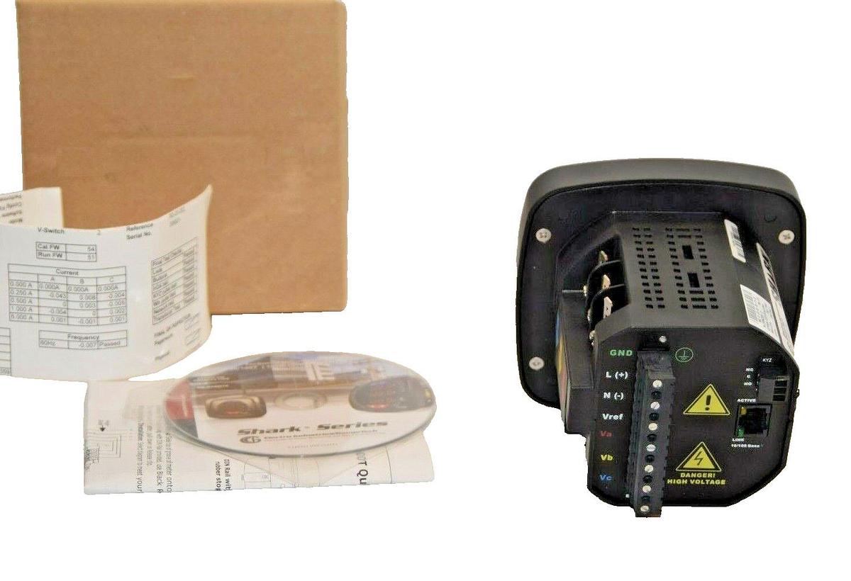 SHARK 100T-60-10-V2-D2-INP10 60Hz Multi-Function Power & Energy Meter (NOS)