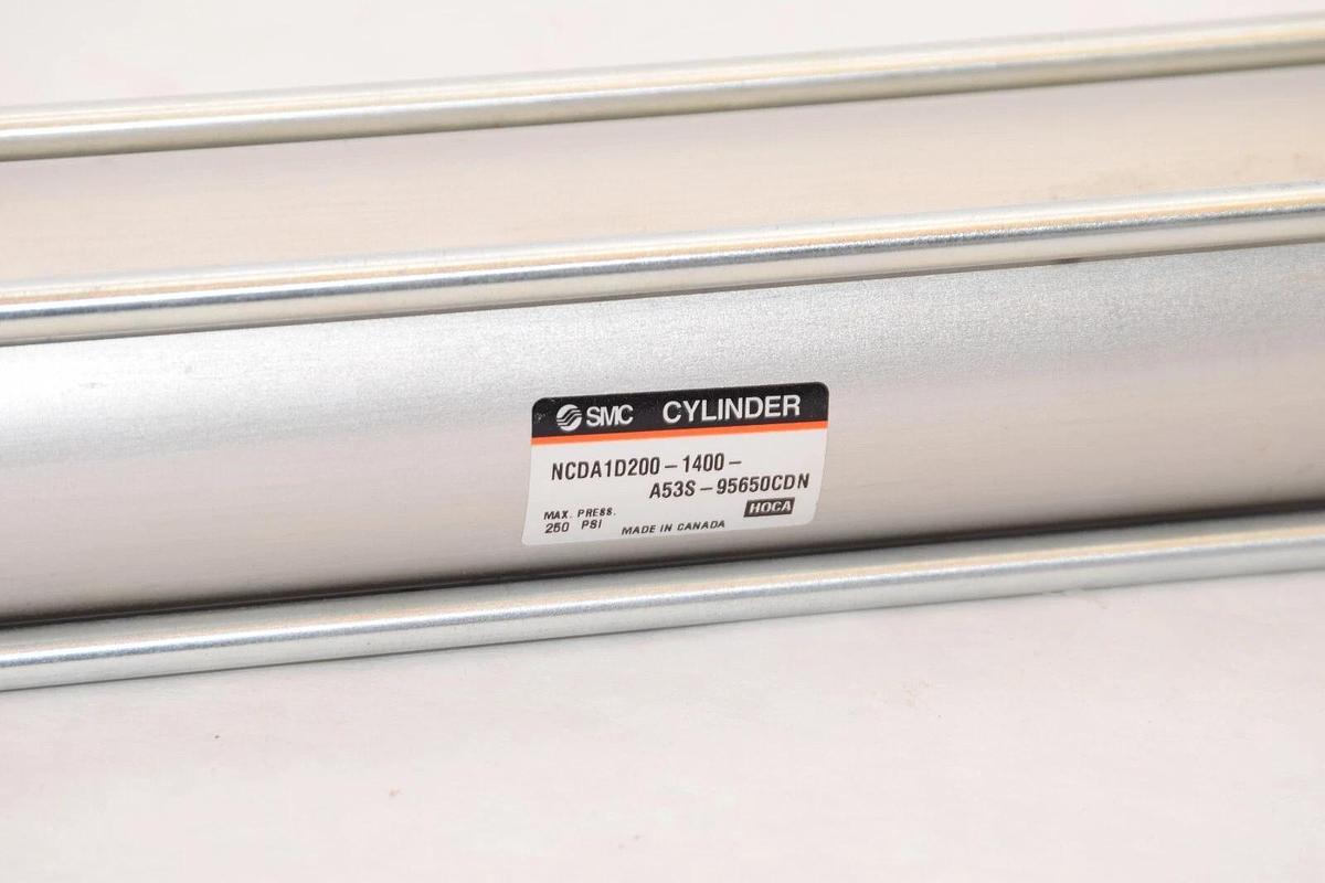 (NEW) SMC NCDA1D200-1400-A53S-95650CDN 250psi Pneumatic Tie Rod Cylinder