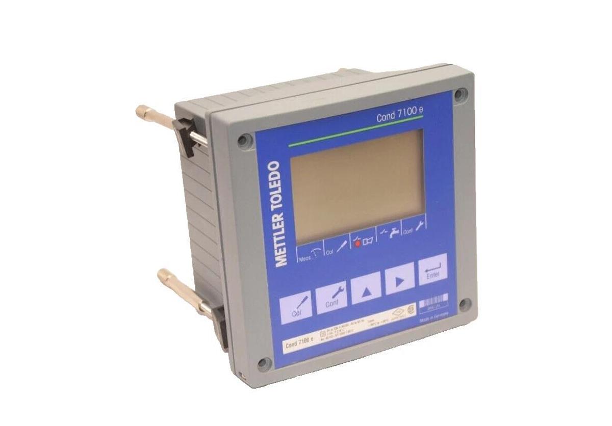 Used METTLER-TOLEDO COND 7100E F-2402COND-MT 24-230Vac/dc Conductivity Transmitter