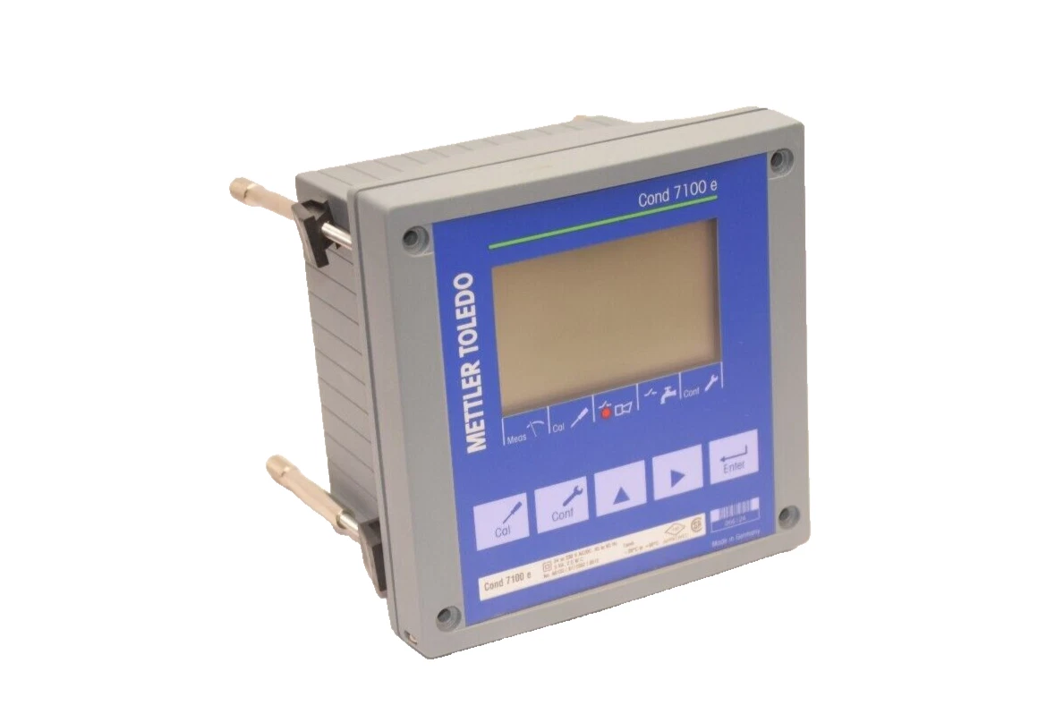 Used METTLER-TOLEDO COND 7100E F-2402COND-MT 24-230Vac/dc Conductivity Transmitter