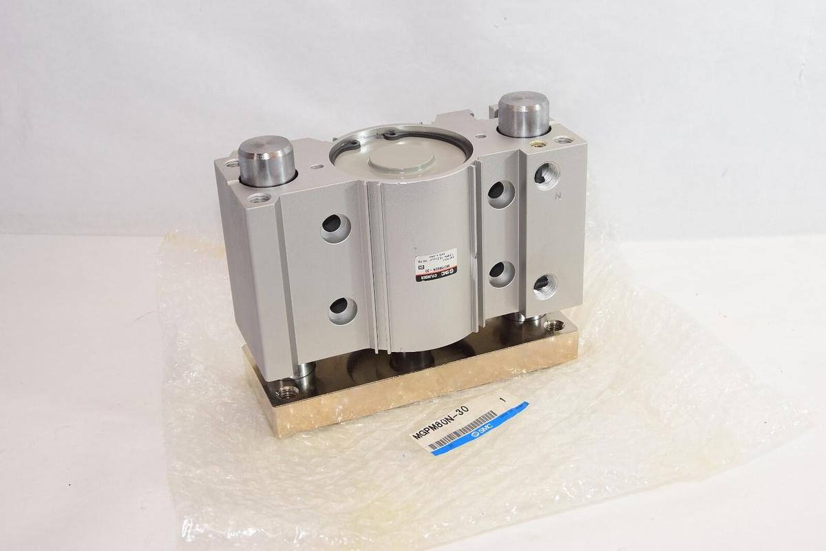 (NEW) SMC MGPM80N-30 1.0MPa 145psi Compact Pneumatic Slide Cylinder