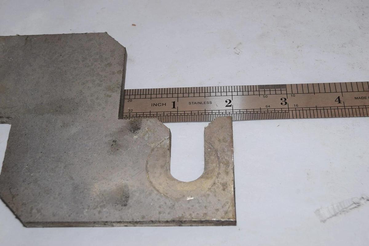 Used Buss Bar 5" x 2-3/4" x 1/4" & 5" x 4" x 1/4 Copper (Lot of 5)