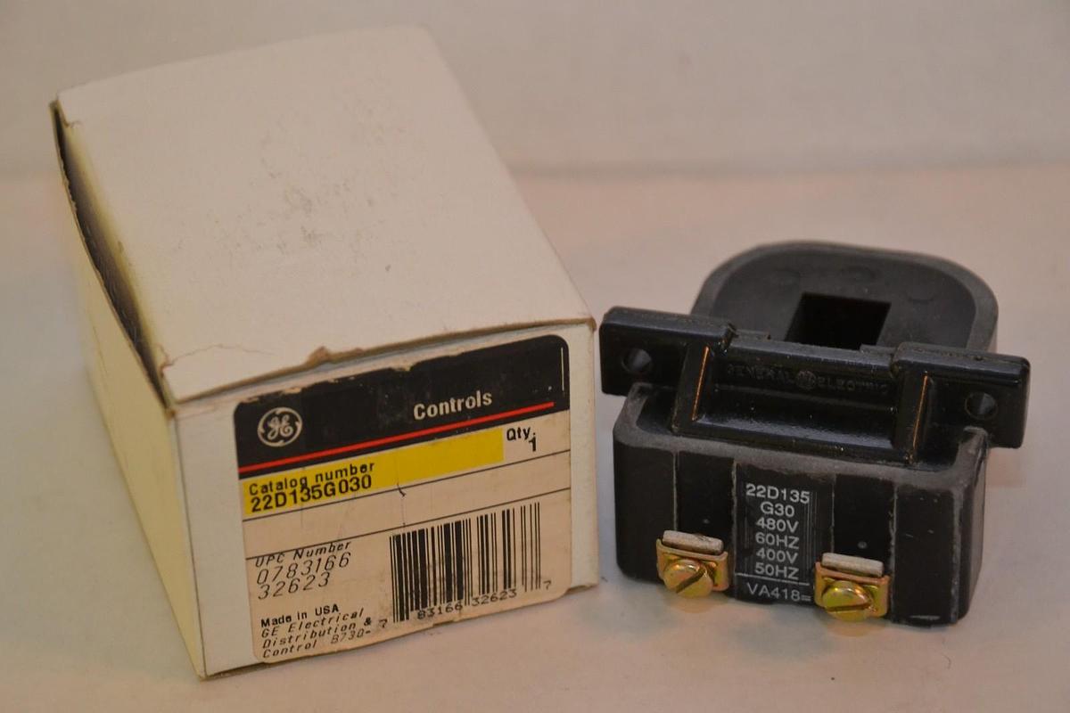 General Electric GE Coil 22D135G030 480v 60hz  400v 50hz NEW