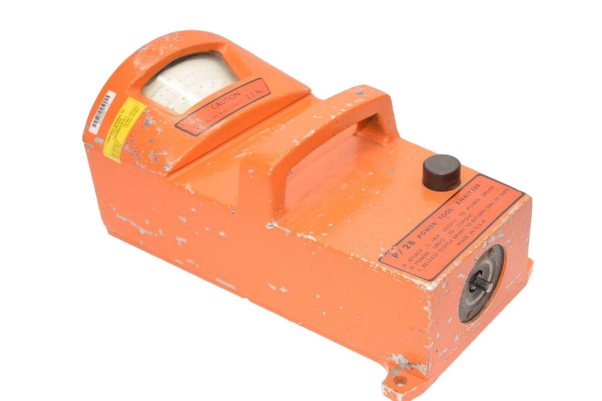 Used CLECO DRESSER P/2B P2B Power Tool Torque Analyzer 20 IN 20IN LBS 2.2 Nm