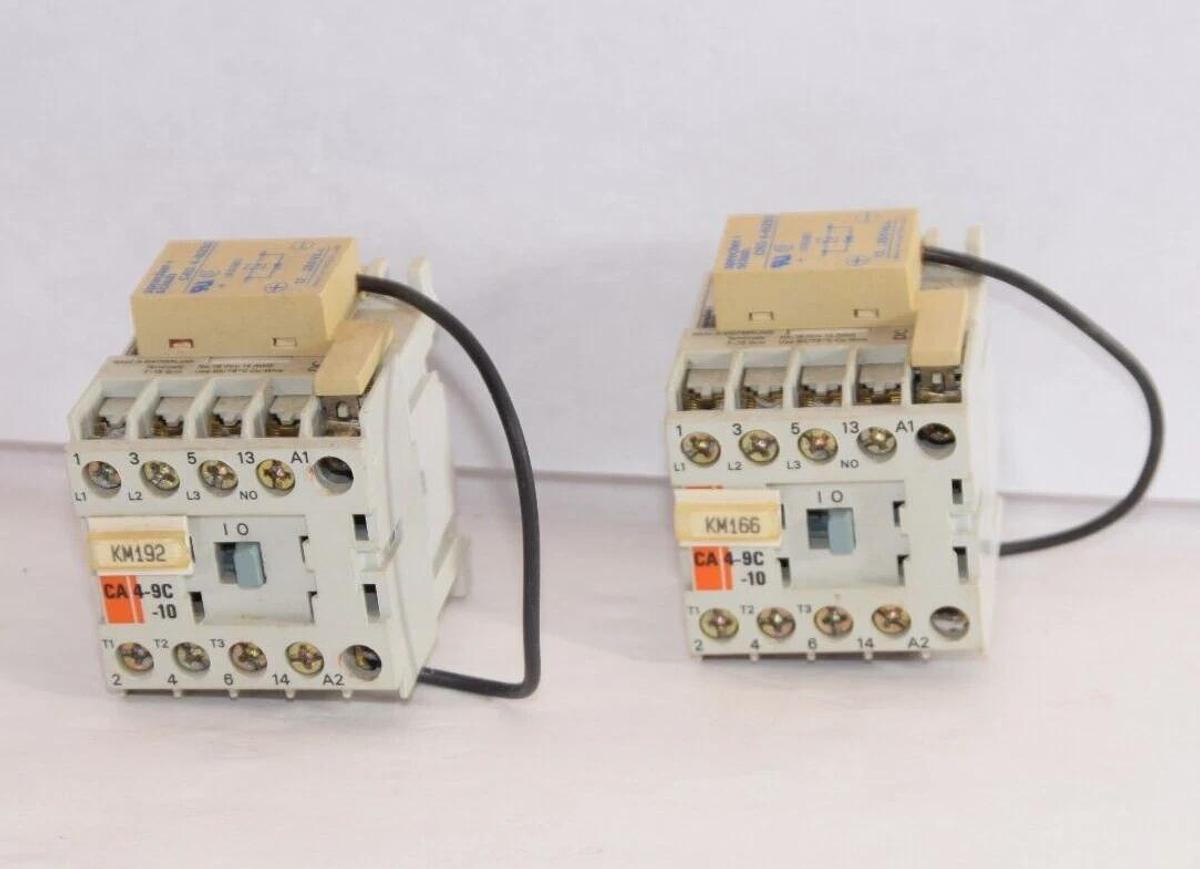 Used (Lot 2) SPRECHER + SCHUH CA 4-9C-10 Contactor With CRD 4-N250 Surge Suppressor